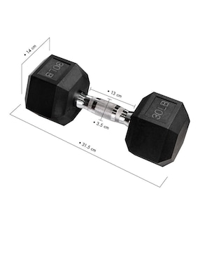 Set mancuernas de peso fijo Xtreme Life 13.6 kg 2 piezas