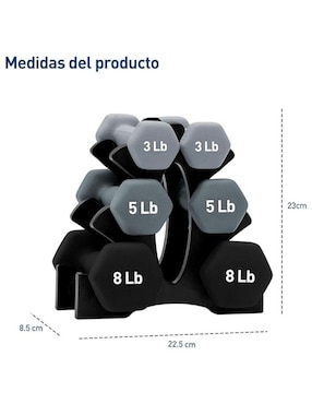 Rack de 6 estantes Bluelander