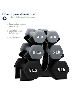 Rack de 6 estantes Bluelander
