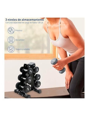 Rack de 6 estantes Bluelander