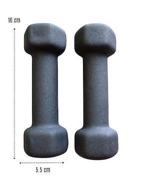 Set mancuernas de peso fijo Infinité 1 kg 2 piezas