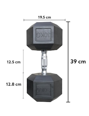 Set mancuernas de peso fijo Infinité 30 kg 2 piezas