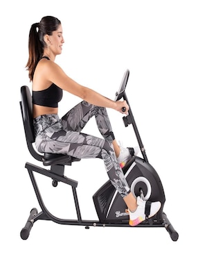Bicicleta recumbente Unifitness acero y plástico