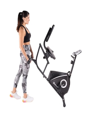 Bicicleta recumbente Unifitness acero y plástico