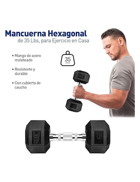 Set mancuernas de peso fijo Bluelander 2 piezas