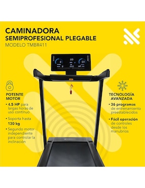 Caminadora casera Powerpath TMBR411 pegable