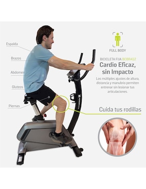Bicicleta fija Powerpath acero