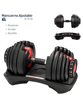 Set mancuernas de peso variable Bluelander 24 kg 12 piezas