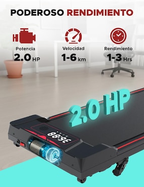 Caminadora semiprofesional X-Rush Banda Caminadora 6 km