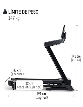 Caminadora semiprofesional Nordictrack NTL15245 plegable