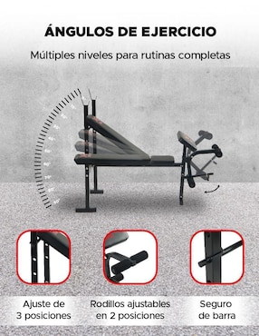 Banca para entrenamiento X-Rush Banco para Pesas