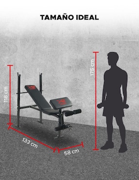 Banca para entrenamiento X-Rush Banco para Pesas