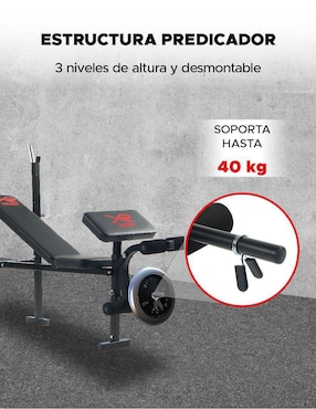 Banca para entrenamiento X-Rush Banco para Pesas