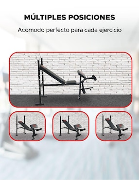 Banca para entrenamiento X-Rush Banco para Pesas