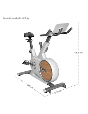 Bicicleta fija Centurfit acero