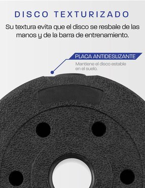 Set mancuernas de peso variable Altera 15 kg 15 piezas
