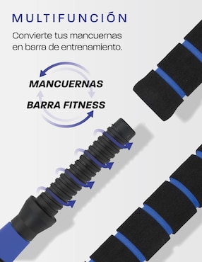 Set mancuernas de peso variable Altera 20 kg 23 piezas
