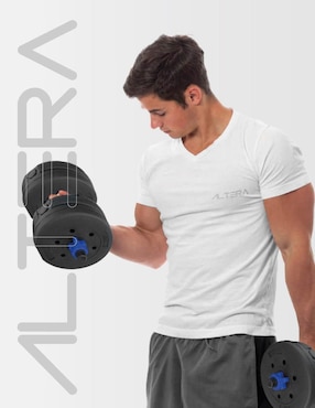 Set mancuernas de peso variable Altera 20 kg 23 piezas