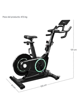 Bicicleta fija Centurfit acero