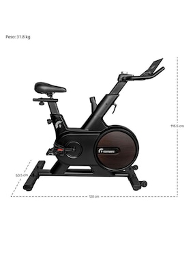 Bicicleta de spinning Centurfit acero