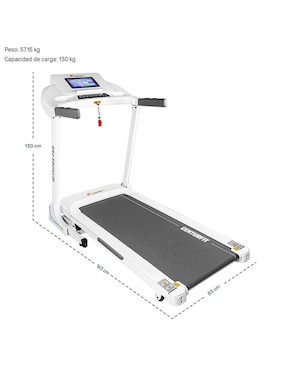 Caminadora Eléctrica Profesional 2.5 HP Plegable Centurfit