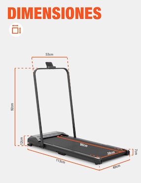Caminadora semiprofesional Altera plegable