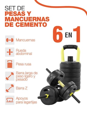 Kit de mancuernas de peso variable Altera 20 piezas