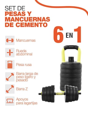 Kit de mancuernas de peso variable Altera 28 piezas