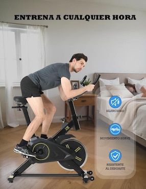 Bicicleta de spinning X-Rush hierro