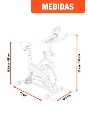 Bicicleta de spinning Altera metal