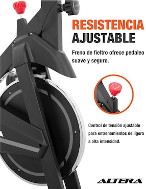 Bicicleta de spinning Altera metal