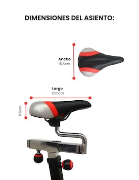 Bicicleta fija Sunny Health & Fitness acero