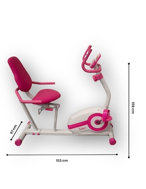 Bicicleta recumbente Sunny Health & Fitness acero estructural