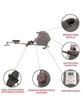 Remadora sunny health & fitness sf-rw5801