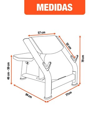 Banca para entrenamiento Altera Hanover