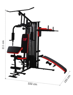 Multigym X-Rush de hierro gladiator