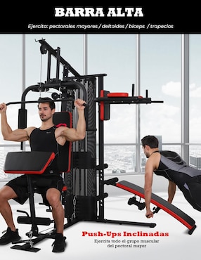 Multigym X-Rush de hierro gladiator