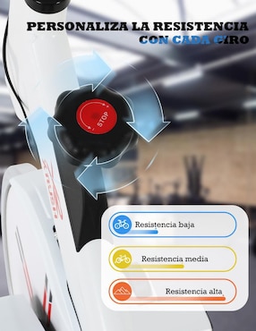Bicicleta fija X-Rush Bicicleta spinning 8 kg