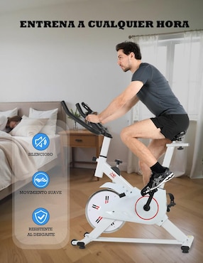 Bicicleta fija X-Rush Bicicleta spinning 8 kg