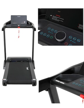Caminadora semiprofesional Bywell 18 km/h motor 3.0 hp con bluetooth y mp3 plegable