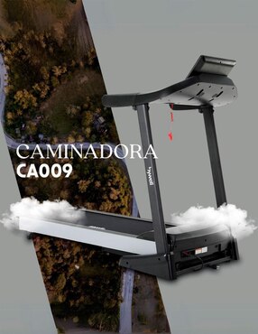 Caminadora semiprofesional Bywell 18 km/h motor 3.0 hp con bluetooth y mp3 plegable
