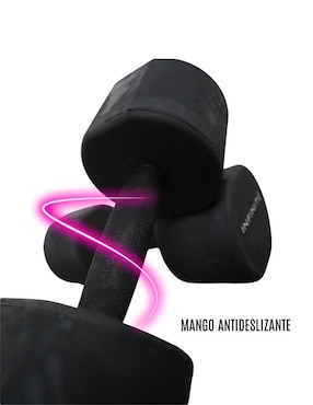 Set de mancuernas de peso fijo Infinité 6 kg 2 piezas