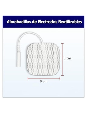 Electrodo muscular autoadhesivo 5 cm x 5 cm 9 piezas