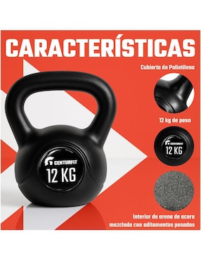Pesa Rusa 12 kg PVC Arenilla Centurfit