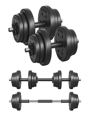 Set mancuernas de peso variable Songmics Home 20 kg 2 piezas