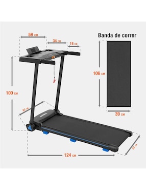 Caminadora semiprofesional Altera Maxitrail plegable