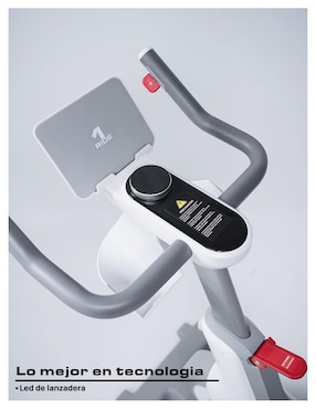 Bicicleta fija Level Fitness acero