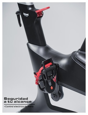 Bicicleta fija Level Fitness acero