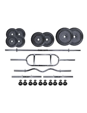 Set de pesas energym de entrenamiento adulto