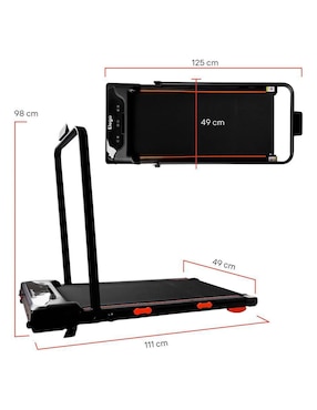 Caminadora casera Generica eléctrica plegable pantalla lcd